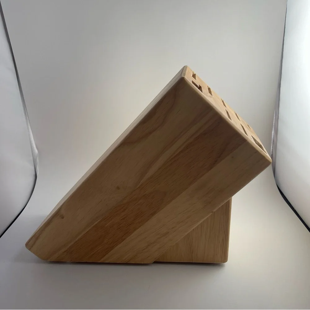 J.A. Henckels International 9 slot Hardwood Knife Storage Block